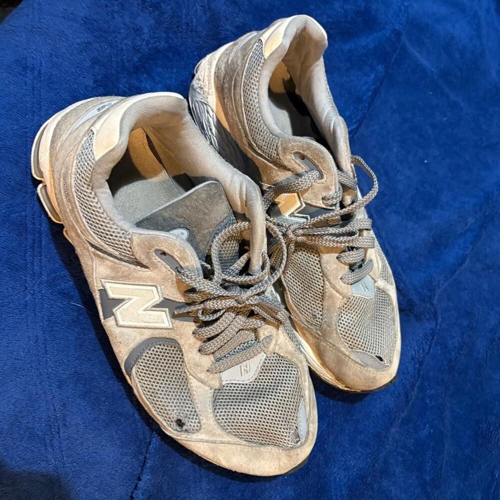 New-balance Men's Brown and Grey Trainers